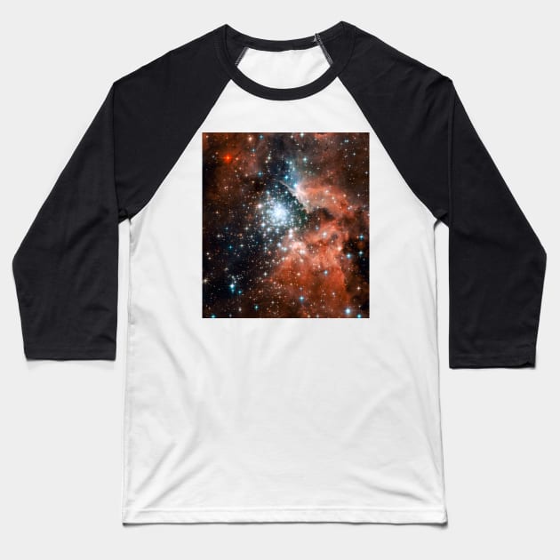 Starbith region in nebula NGC 3603 (C003/7510) Baseball T-Shirt by SciencePhoto